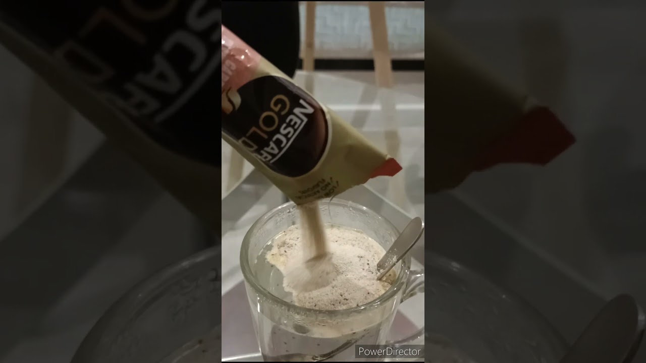 Nescafe gold cappuccino unsweetened taste #trending #satisfying #viral #yummy#short