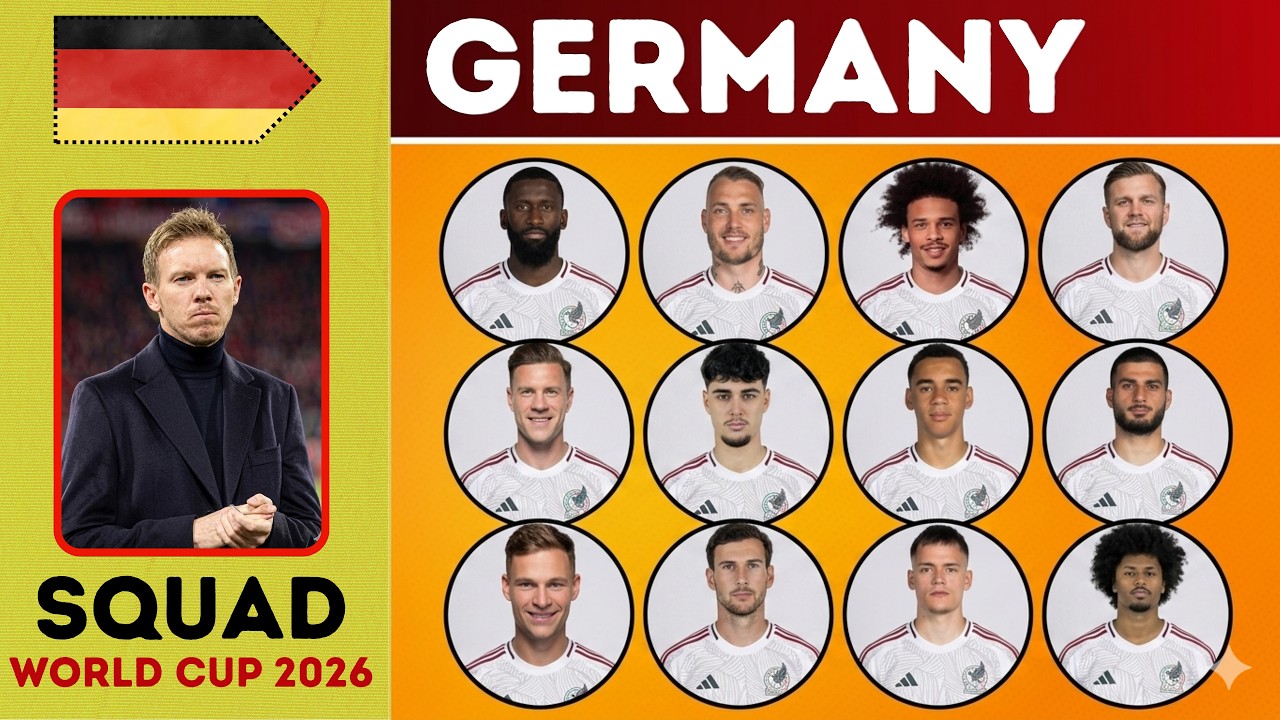 Germany Possible Squad For FIFA World Cup 2026 | Germany&rsquo;s Squad for FIFA World Cup 2026
