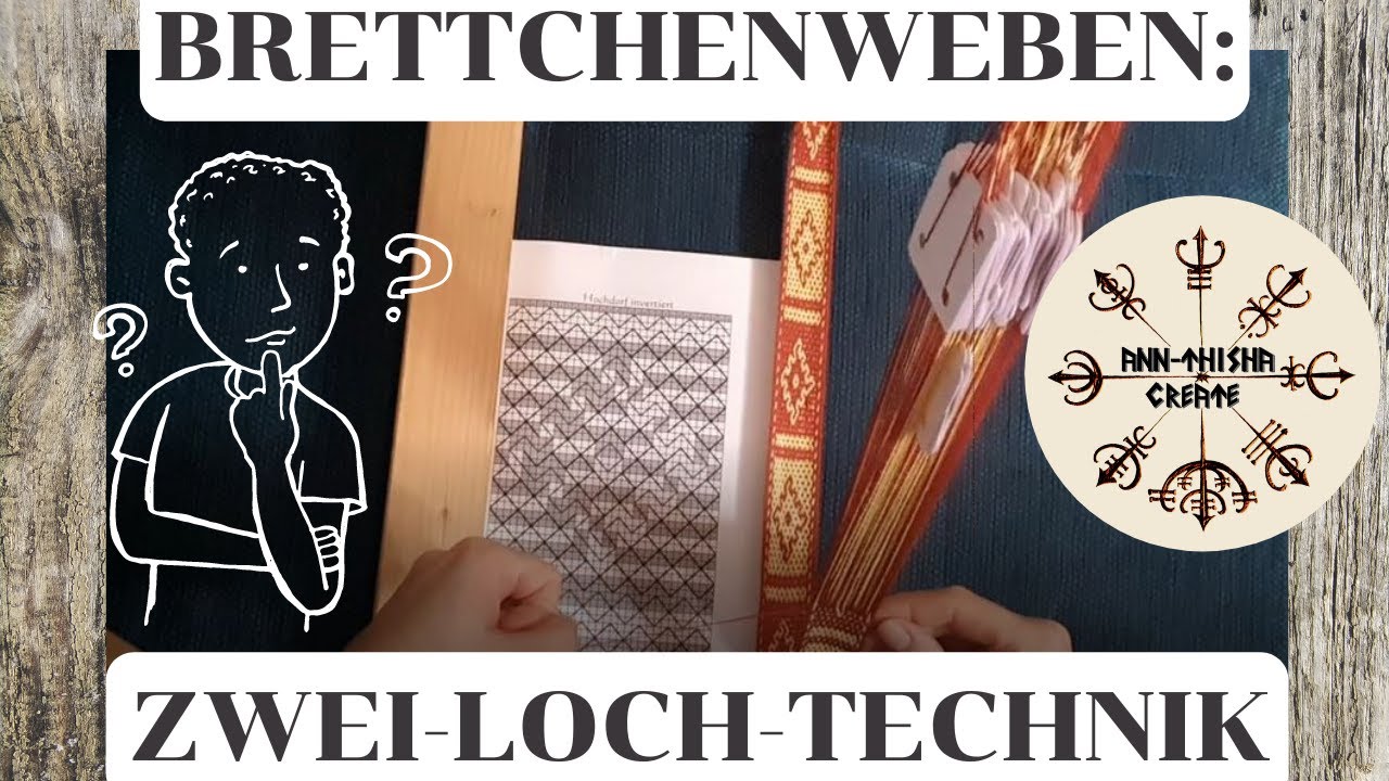 Brettchenweben - Zwei-Loch-Technik