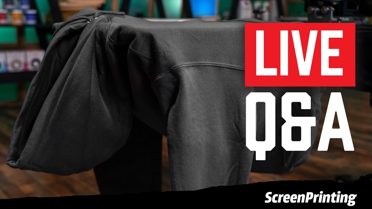 How to print on Hoodies Livestream with Josh Wells