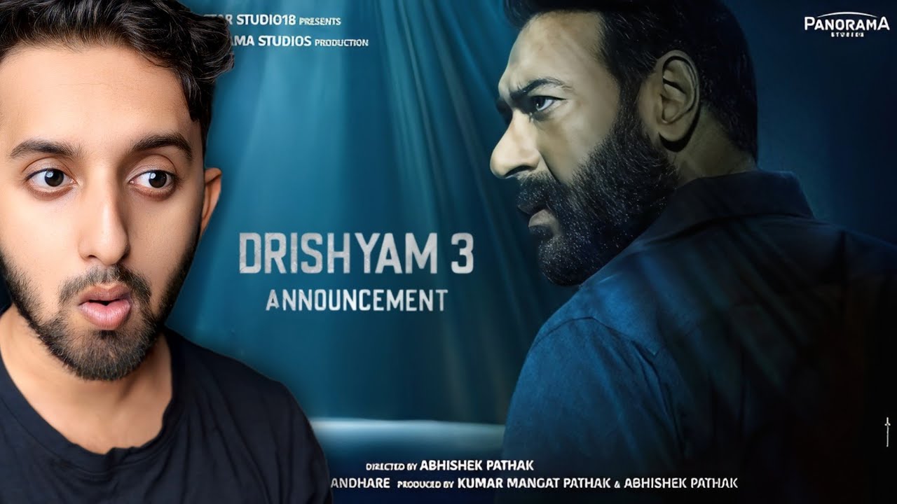 Drishyam 3 Announcement REACTION | Ajay Devgn | Tabu | Shriya Saran | Abhishek Pathak