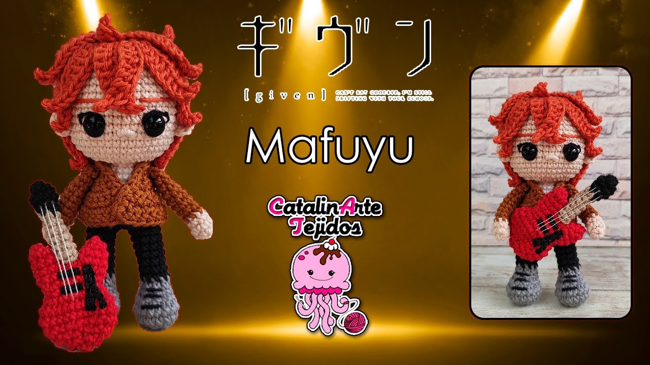 Mafuyu Sato (GIVEN) amigurumi | CatalinArte Tejidos