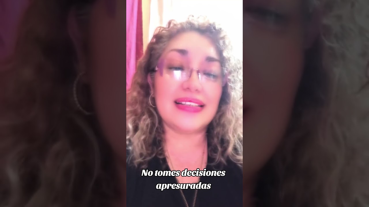 No tomes decisiones apresuradas 