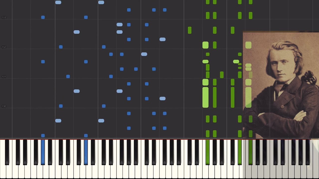 Brahms - Hungarian Dance No. 6 [Piano Tutorial] (Synthesia)