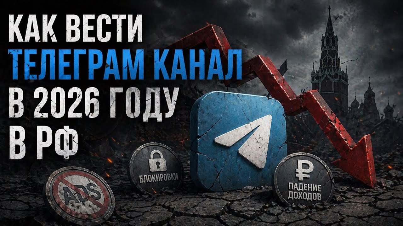 КАК ВЕСТИ TELEGRAM КАНАЛ в 2026 году в РОССИИ