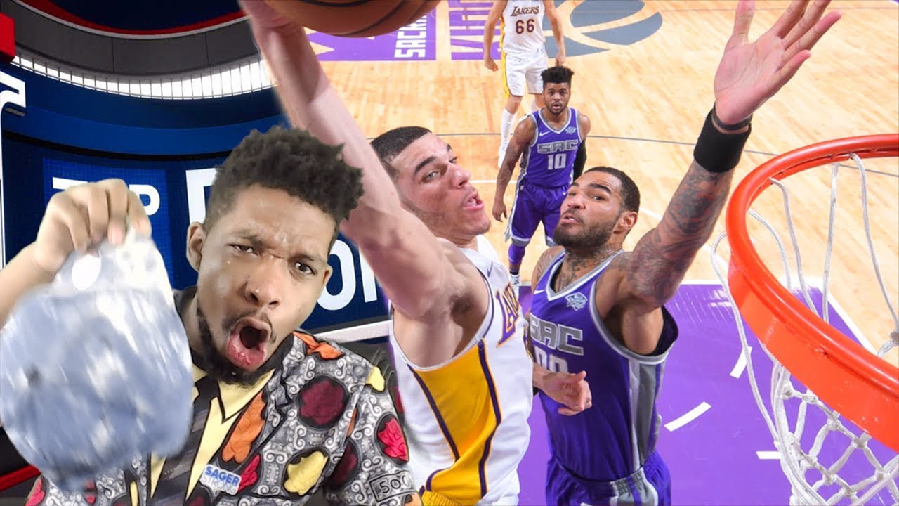 LONZO STEALS THE MONTH! TOP 10 PLAYS & DUNKS OF THE MONTH REACTION!