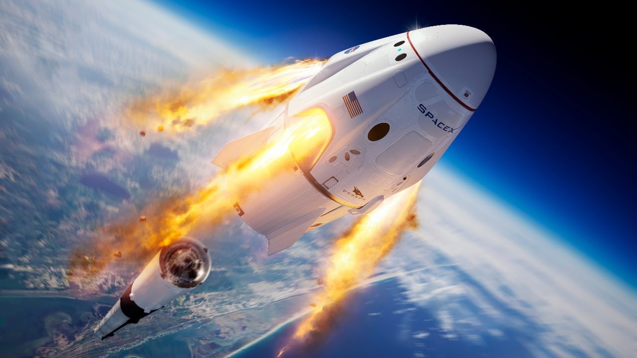 歷史一刻！SpaceX飛龍號載人上太空 世界日報中文直播＆講評