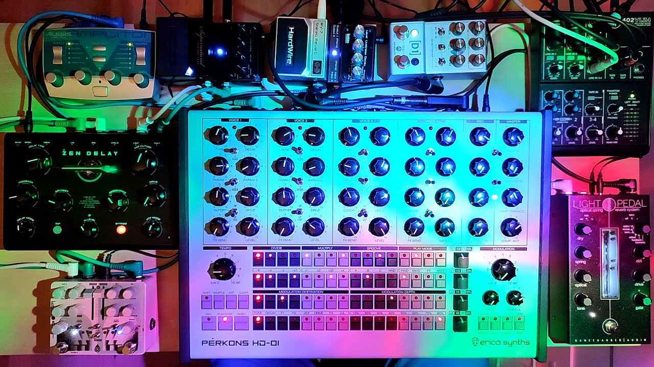 After The Storm | Perkons HD-01 + FX Pedals | Melodic Ambient Jam | erica synths