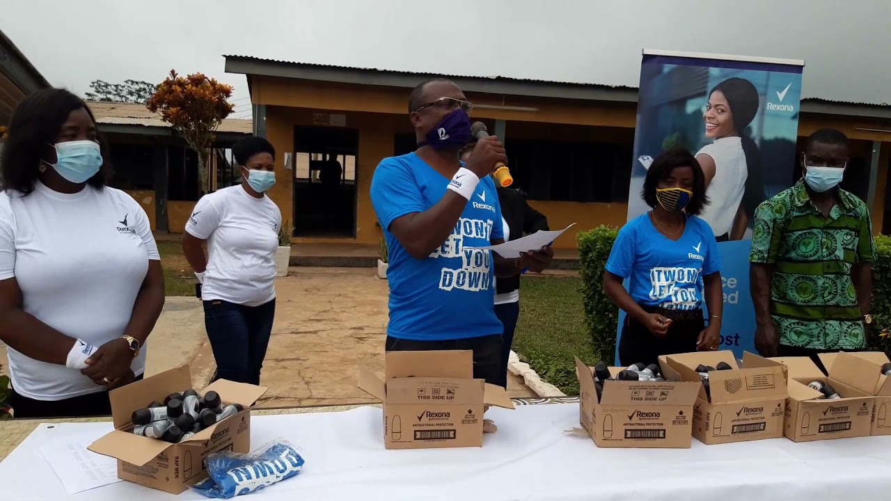 REXONA PERSONAL HYGIENE DRIVE AT ABURI PRESBYTERIAN SENIOR HIGH AND TECHICAL SCHOOL.