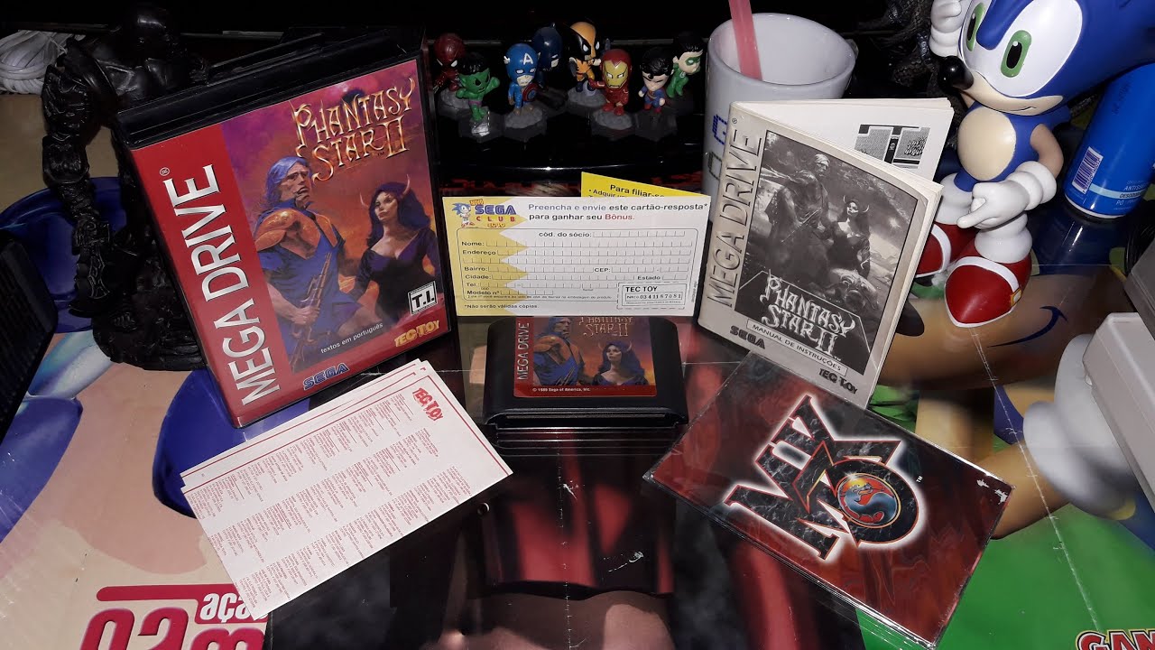 Nível 50 com Rolf em Phantasy Star 2 - Mega Drive