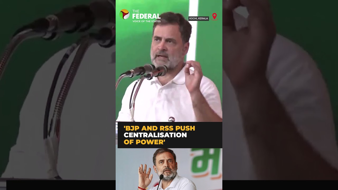 Rahul Gandhi at Kochi event: 'We stand for decentralisation, BJP, the RSS want compliance'