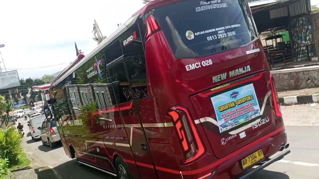 Hunting bus Terminal wisata Gedong Songo situasi