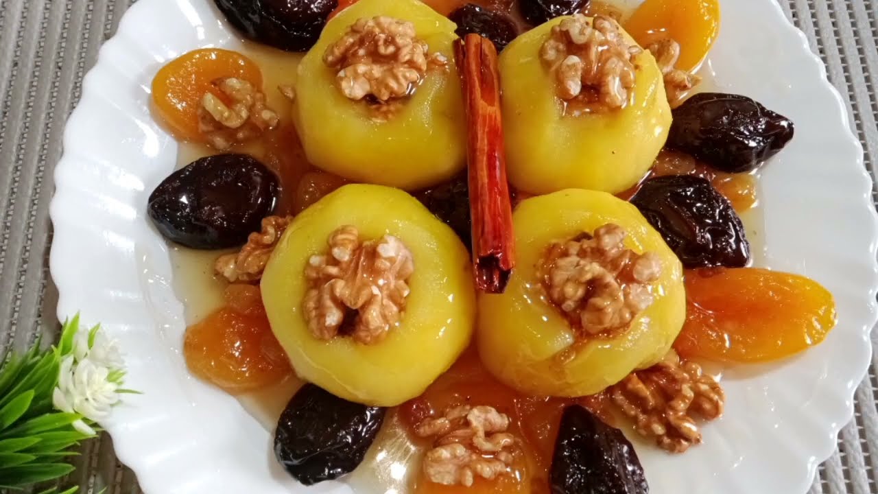 طاجين الحلو بالتفاح المحشي/طاجين الحلوالمناسب لشهر الرمضان الكريم ( Tajine Lahlou aux pommes farcies