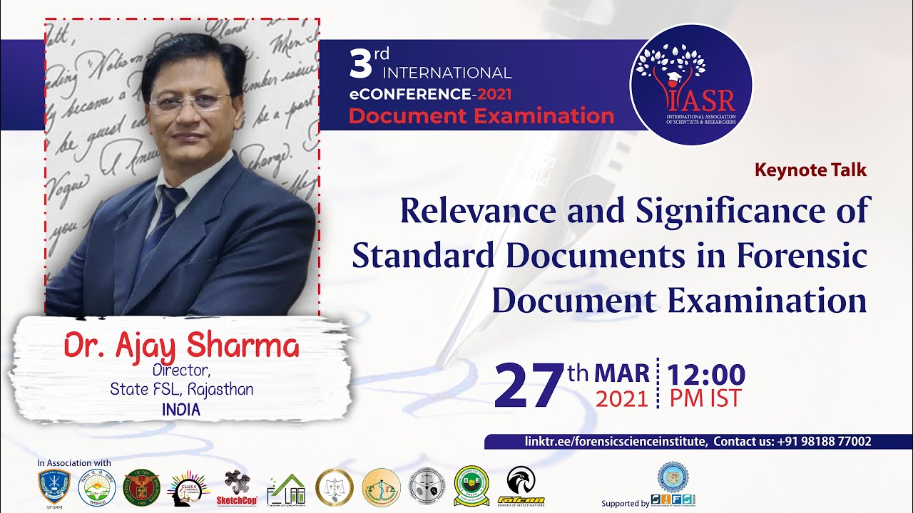 Relevance and Significance of Standard Documents in Forensic Document Examination| Dr. Ajay Sharma