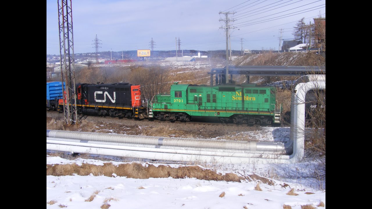 NB Southern local at Saint John March 29 2008