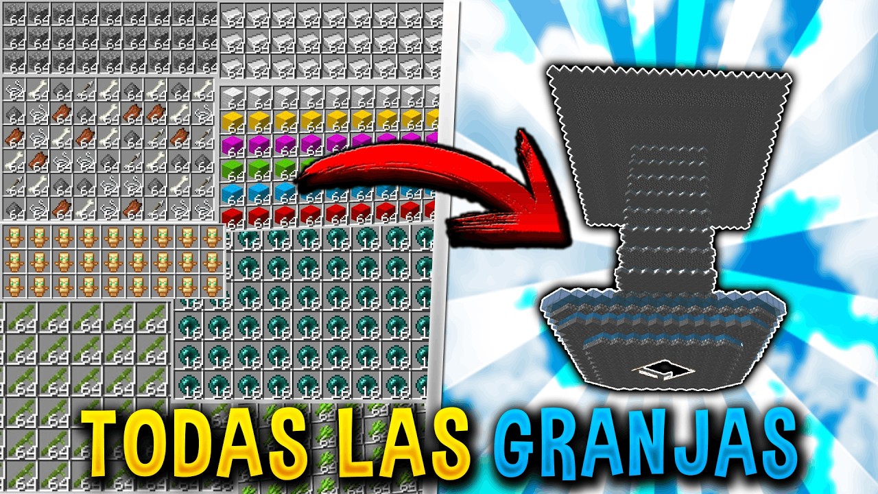 Intenté hacer TODAS LAS GRANJAS de Minecraft | Super Hardcore E2 S1