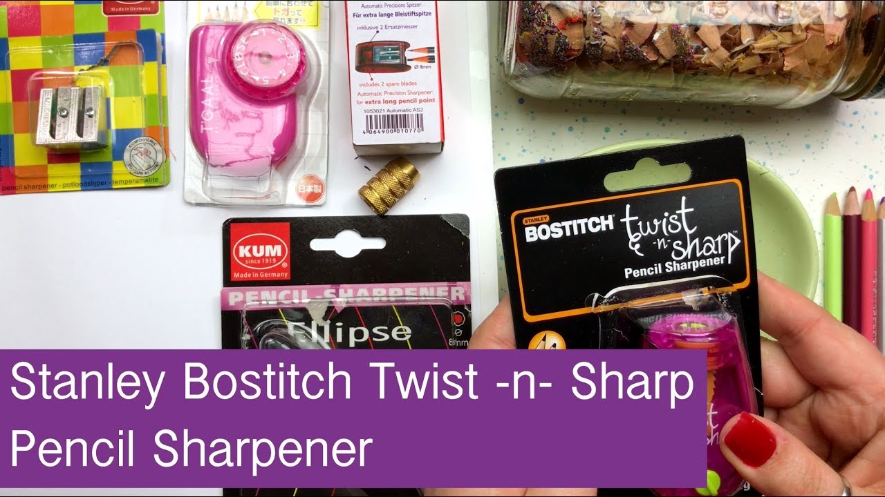 Pencil Sharpener Review: Stanley Bostitch Twist-n-Sharp