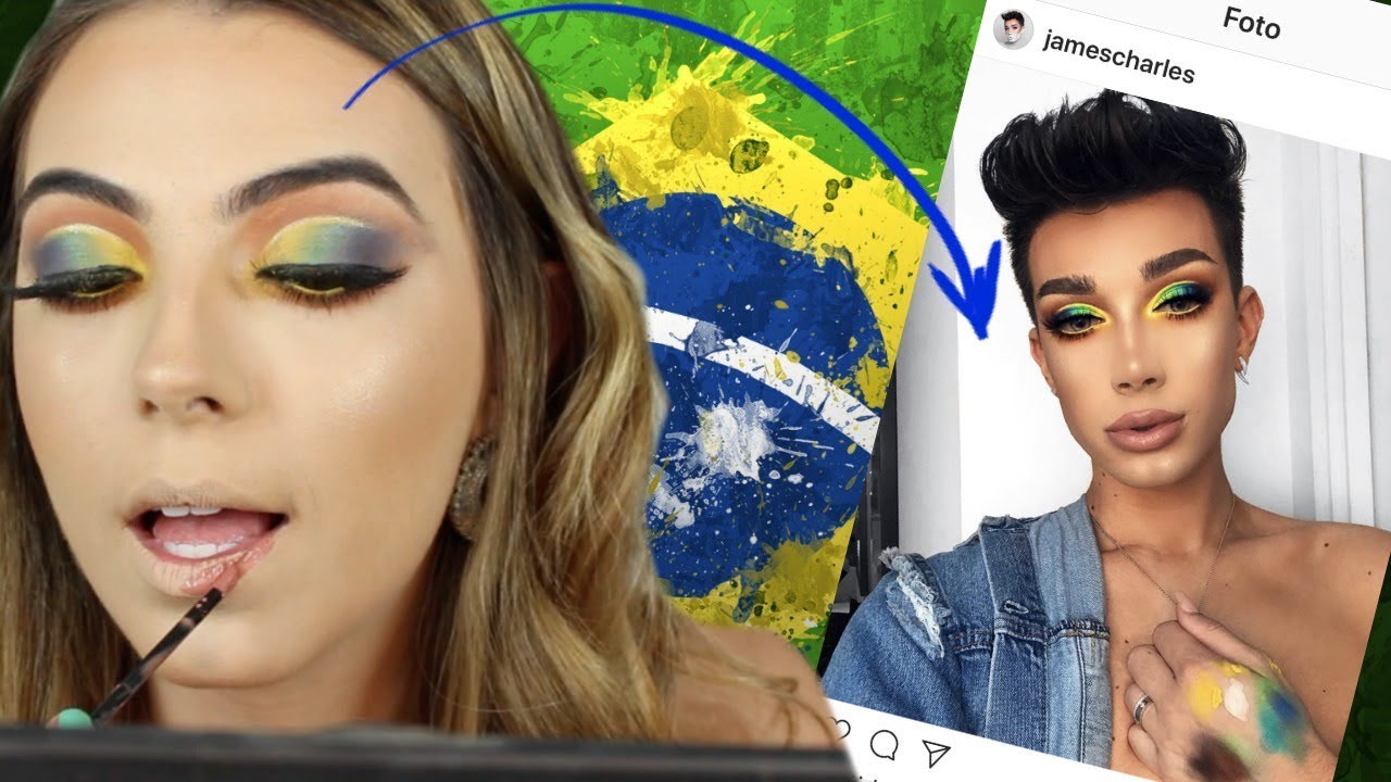 Tentei IMITAR a MAKE DA COPA MAIS F*D@ DA INTERNET!