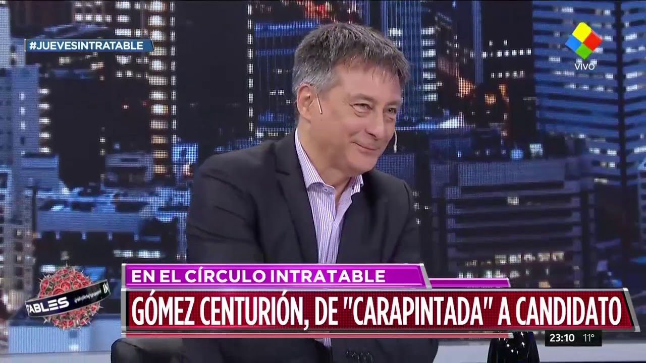 Juan José Gómez Centurión en el círculo rojo intratable (08/08/19)