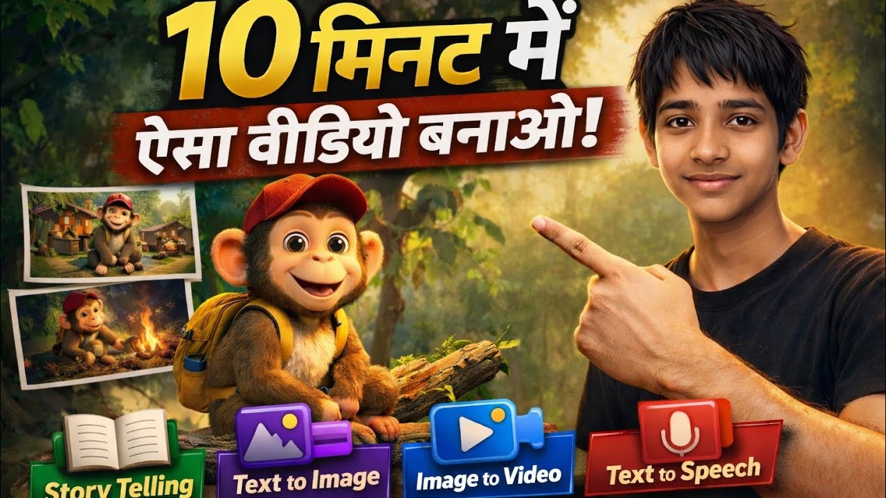 How to Make 3D Animation Story Using AI | Just Write Text 😱 | Full Course3d animation😨