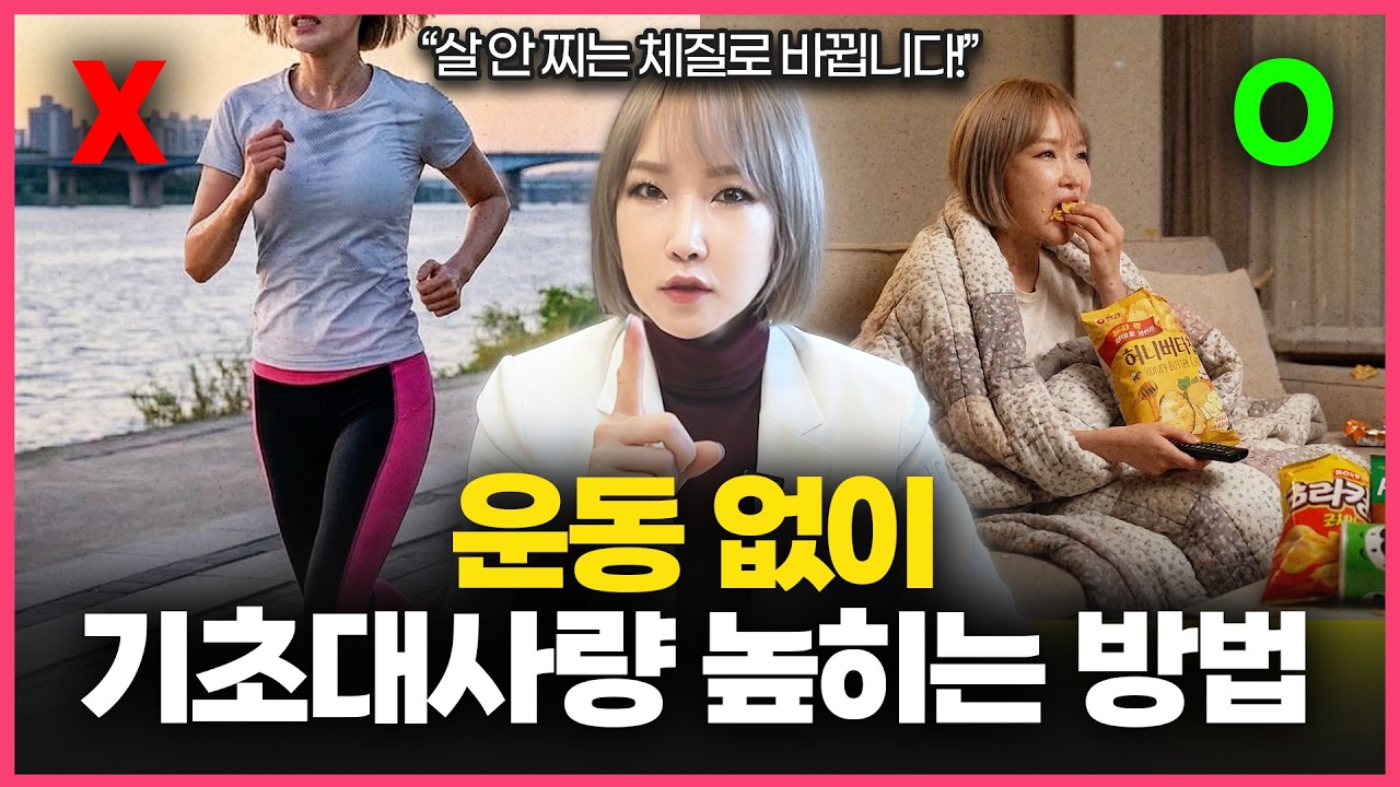 “운동으로 살 못 뺀다고 1,000번 넘게 말했습니다…” 기초대사를 높히는 비밀은 ‘이것’!ㅣ-10kg 감량한 의사가 알려주는 다이어트 원리