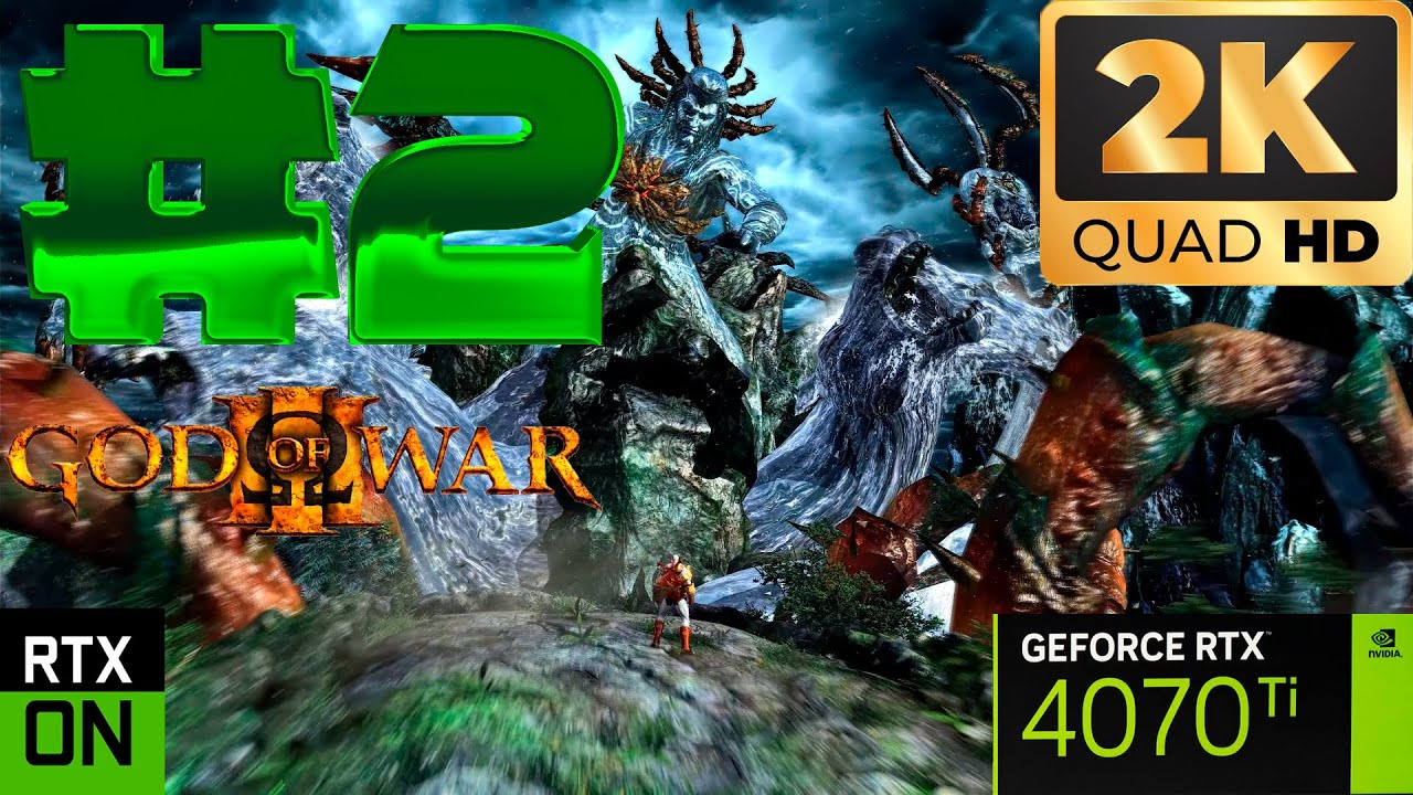 God Of War 3 #2 | 2K | RPCS3 | i5 13600KF | RTX 4070 Ti | KRATOS VS POSEIDÓN [1440p 60fps] | ESPAÑOL