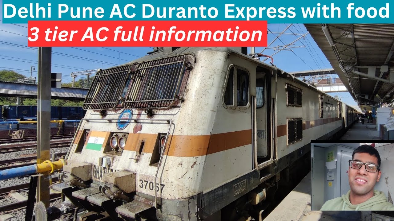 Delhi to pune Duronto express full journey | delhi to pune train | delhi pune Duronto express