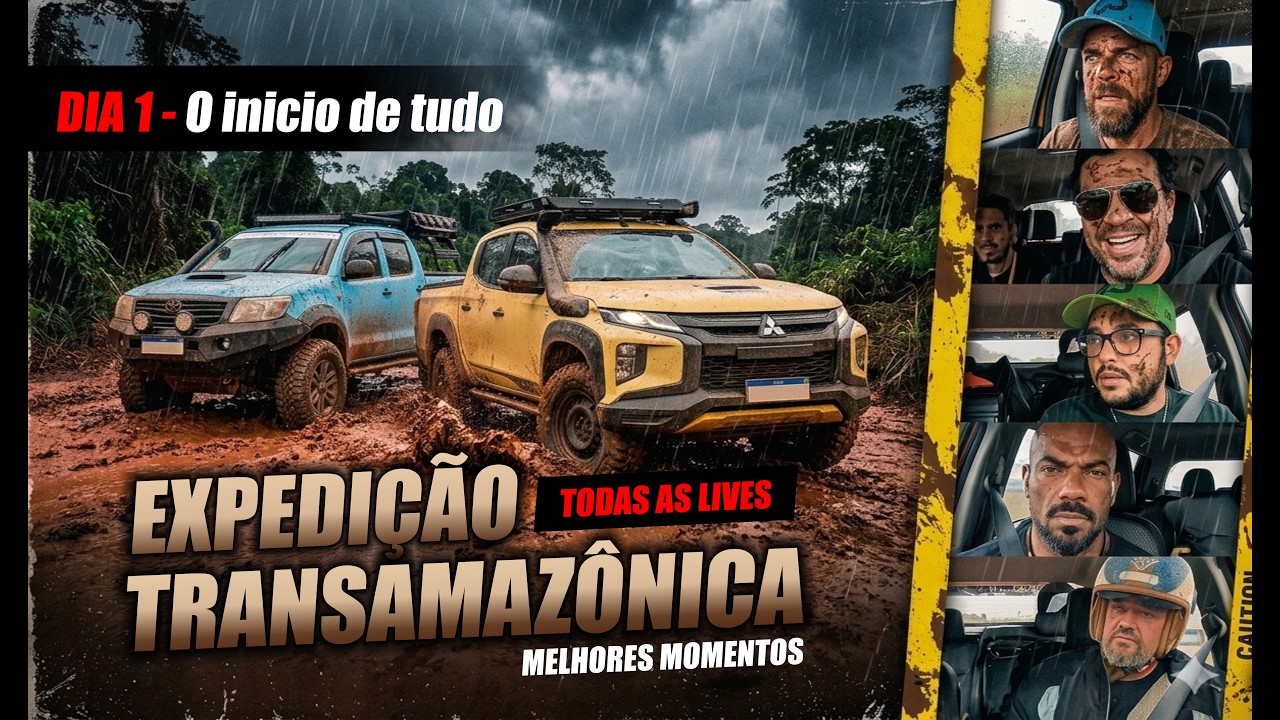 EXPEDIÇÃO TRANSAMAZÔNICA - TODAS AS LIVES AS MELHORES PARTES DESDE O INÍCIO 