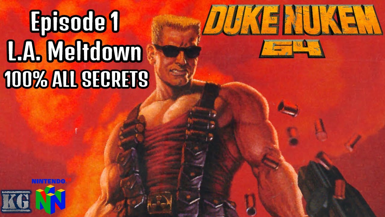Duke Nukem 64: L.A. Meltdown [N64] 100% ALL SECRETS Longplay Walkthrough FULL GAME [4K60ᶠᵖˢ UHD🔴]