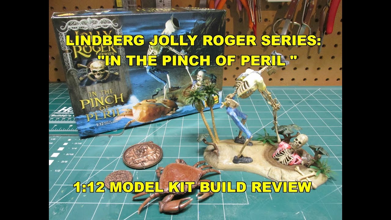 Обзор набора для сборки модели LINDBERG IN THE PINCH OF PERIL 1/12 HL612 JOLLY ROGER SERIES