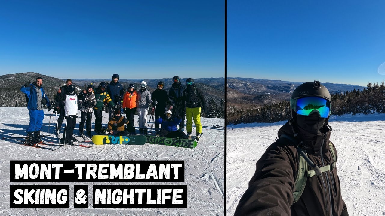Mont Tremblant Skiing, Village, & Nightlife 4K