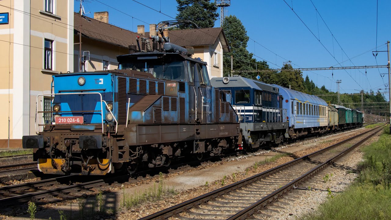 🇨🇿 Trafic ferroviaire varié en Bohème du Sud