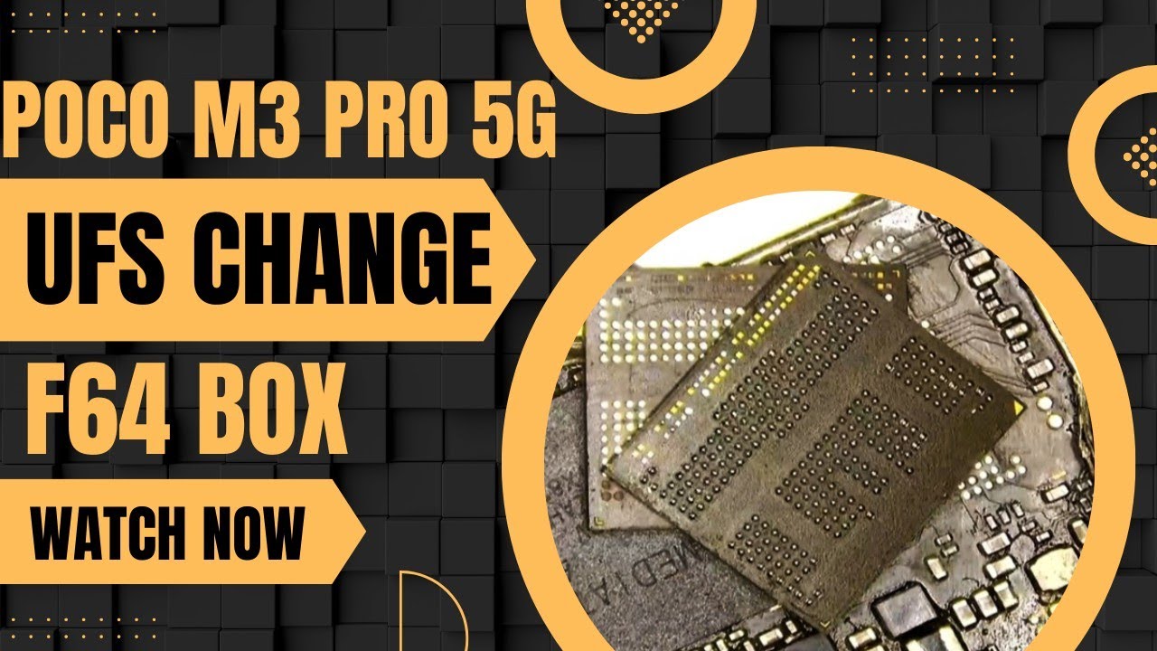 Poco M3 Pro 5G UfS Change Full Prosses f64 Box ,note 10t,