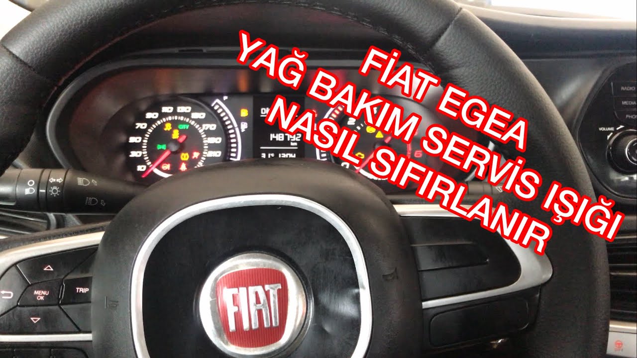Fiat egea. Yağ bakım servis ışığı nasıl söndürülür