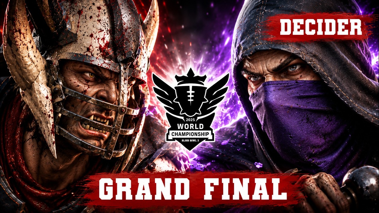 Blood Bowl 3 World Championship '25 Grand Final Tiebreaker - AndyDavo vs PurpleChest (Official Show)