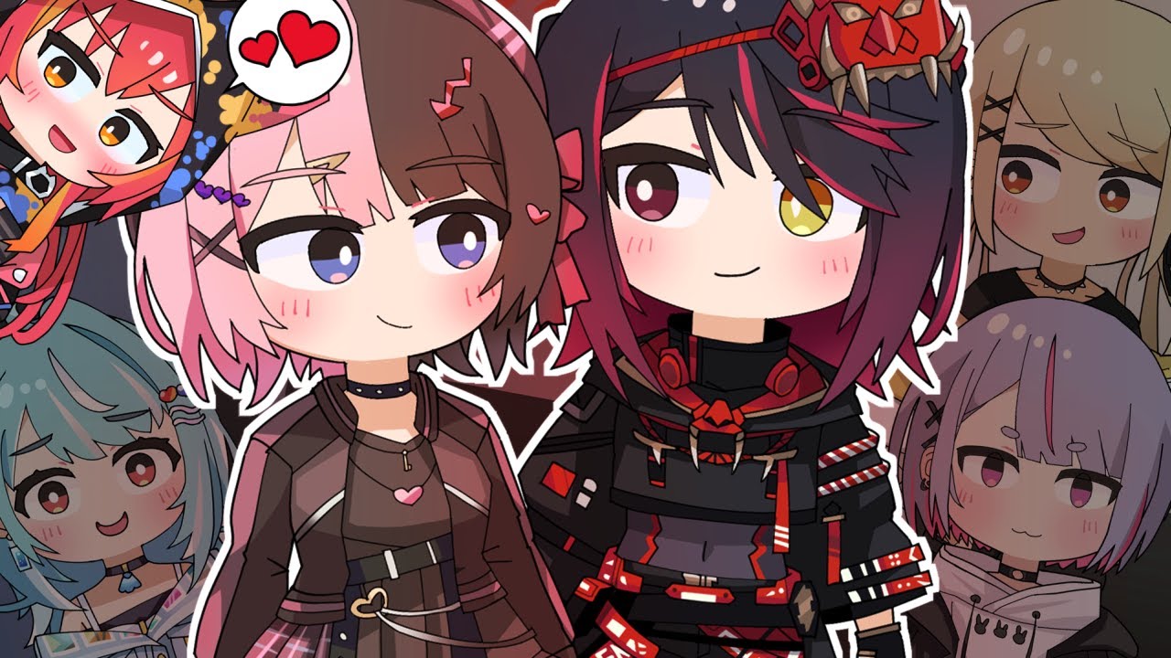 【手描き】如月れんは誰のもの？れんひなはあるぅ!?【ぶいすぽっ！/橘ひなの/如月れん/兎咲ミミ/神成きゅぴ/猫汰つな/白波らむね】【マンガ動画/アニメ/VTuber】