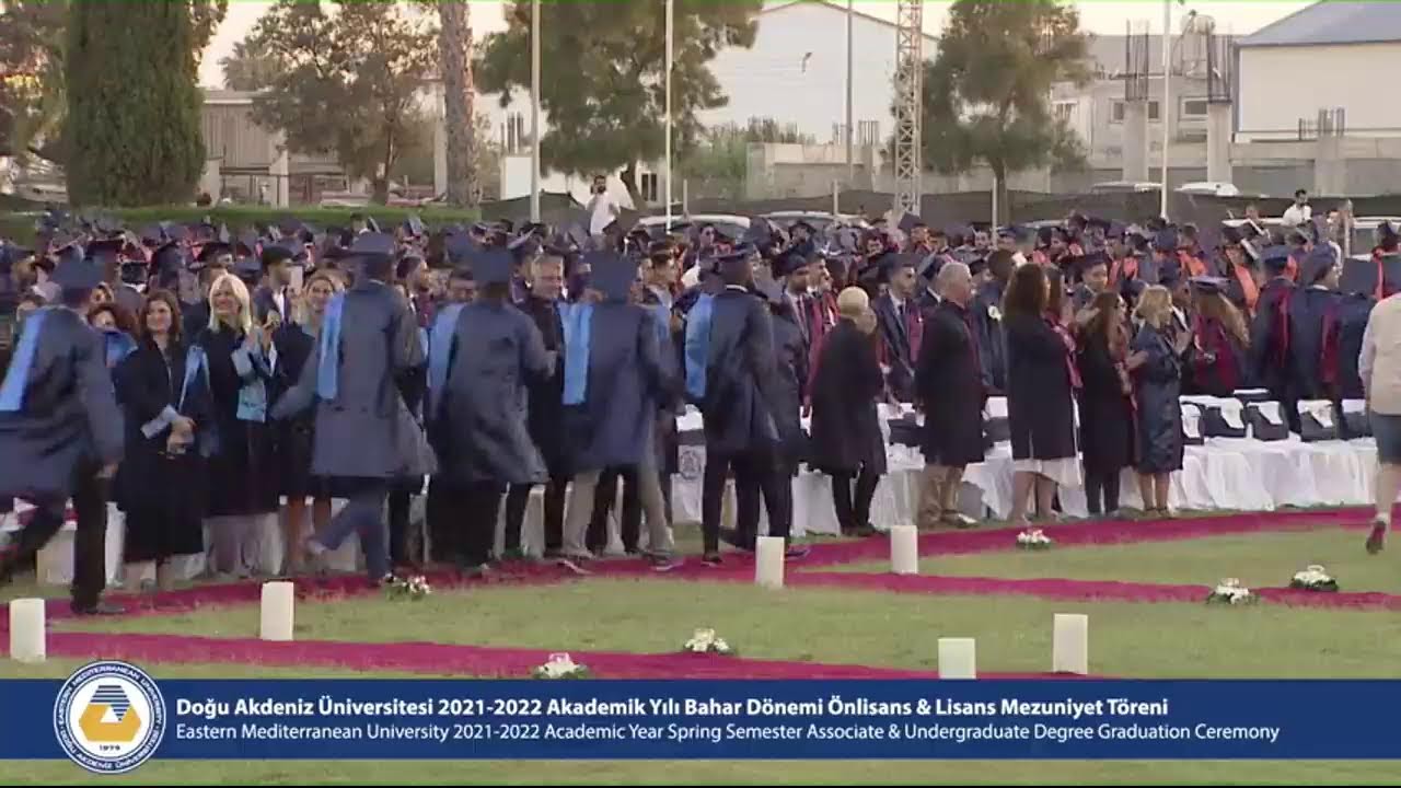 DAÜ  Mezuniyet Töreni-EMU Graduation Ceremony  6.7.2022