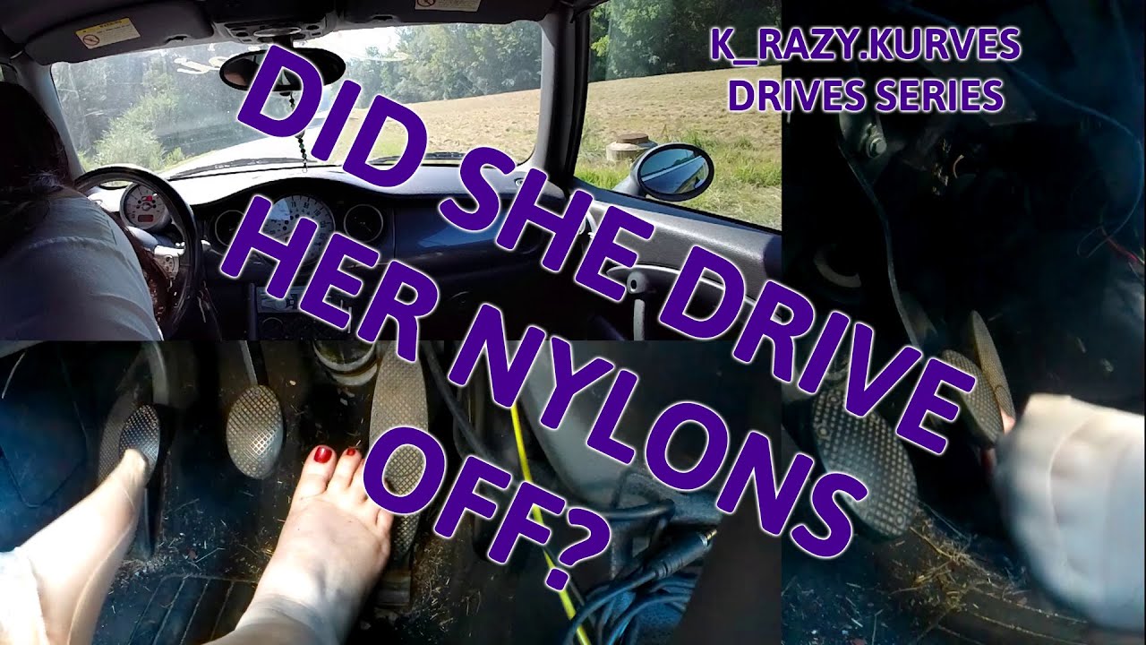 POV: From Nylons to Barefoot | KrazyKurves Stick Shift Country Drive