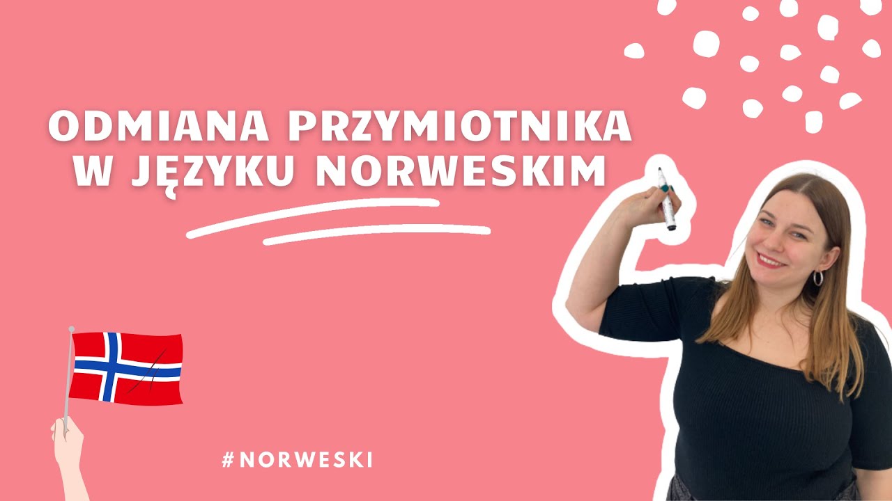 NORWESKI OD PODSTAW: Odmiana przymiotnika w języku norweskim 👩‍🏫