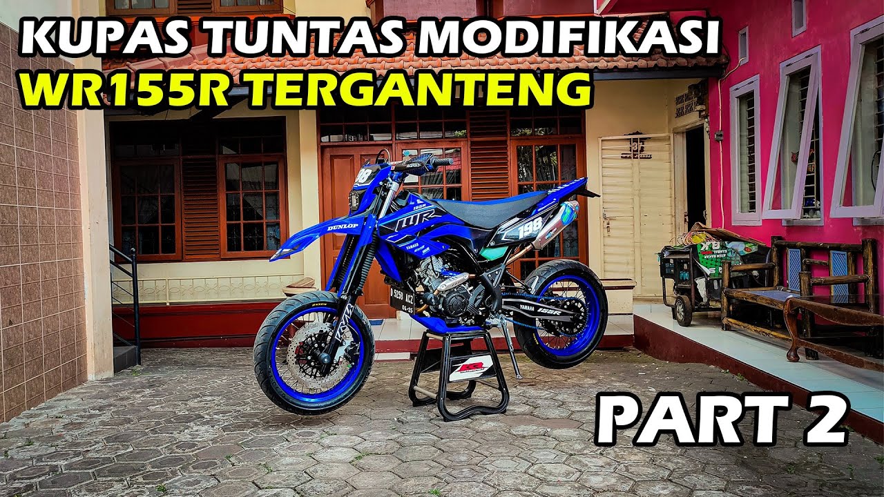 YAMAHA WR155 SI BIRU GANTENGG ASAL PAPUA...  😍😍 PART 2