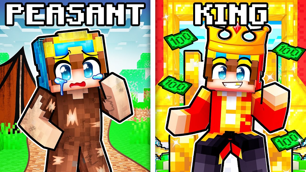 Из КРЕСТЬЯНИНА в КОРОЛЯ в Minecraft!