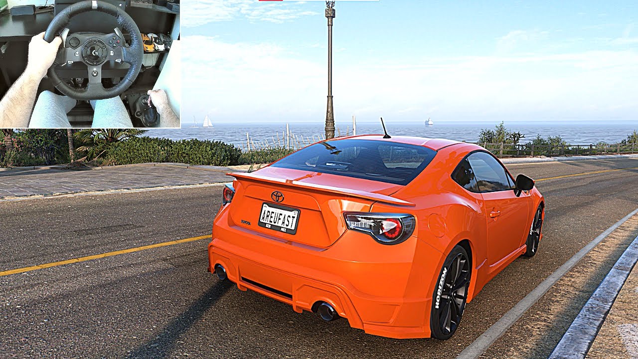Forza Horizon 5 | Costa Rocosa Street Race - Toyota 86 | Logitech G920 + Shifter Gameplay