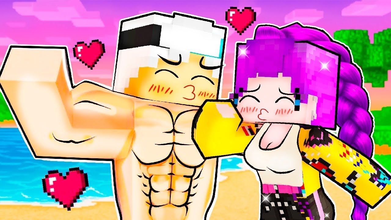 FINGI SER MUSCULOSO para BEIJAR A CA&Ccedil;ADORA KPOP no Minecraft