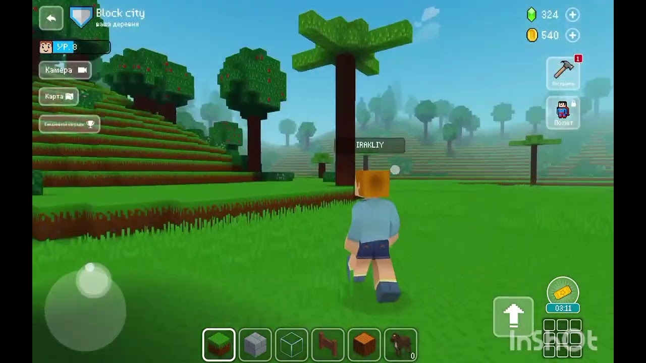  Выживаю на одном блоке в Block craft 