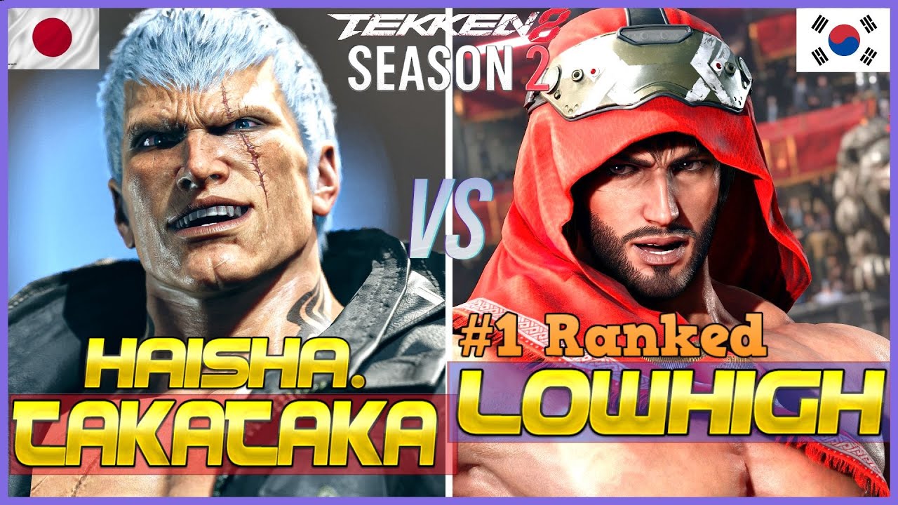 Tekken 8 ▰ TakaTaka (Bryan) Vs LowHigh (#1 Ranked Shaheen) ▰ T8 High Level Gameplay