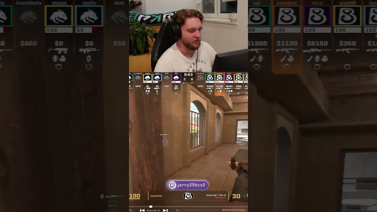 ВОТ ПОЧЕМУ НУЖНО ИГРАТЬ ПРЕФАЕР КАРТЫ  #jerry256cs2 #donk #kyousuke #стрим #csgo #cs2
