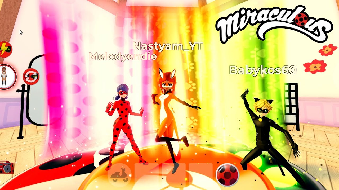 MIRACULOUS RP TODOS TRANSFORMAÇOES DO GRUPO - MIRACULOUS ROBLOX!
