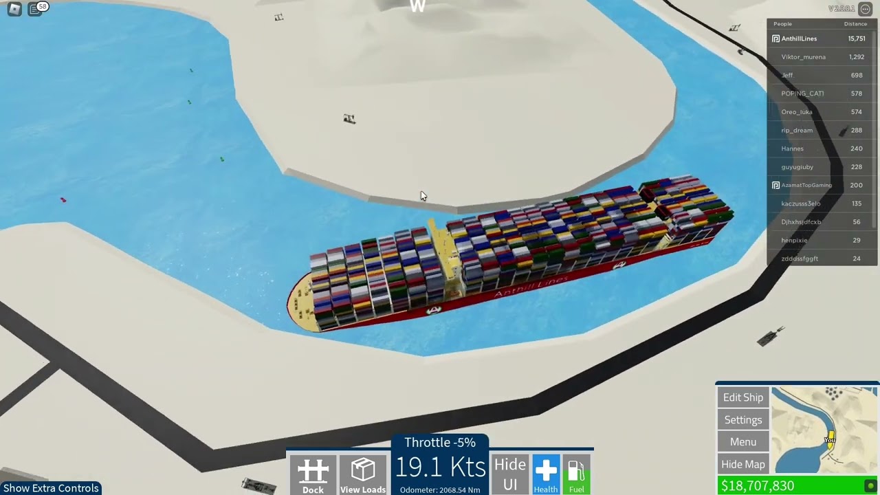 The new LONGEST route in Shipping Lanes!