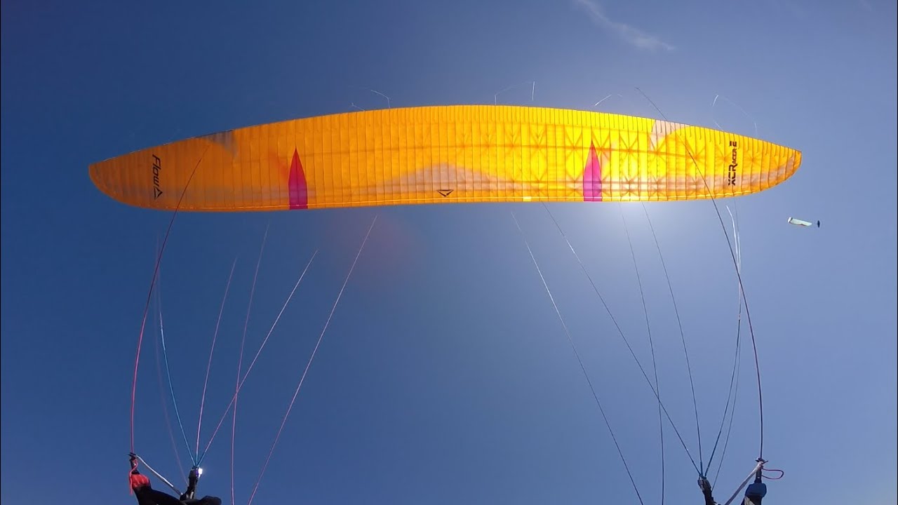 Flow XCRacer2 EN-D gliding with Enzo3, Boom12, XOne . Freedom Open 2023, Gemona Ozone Submarine.