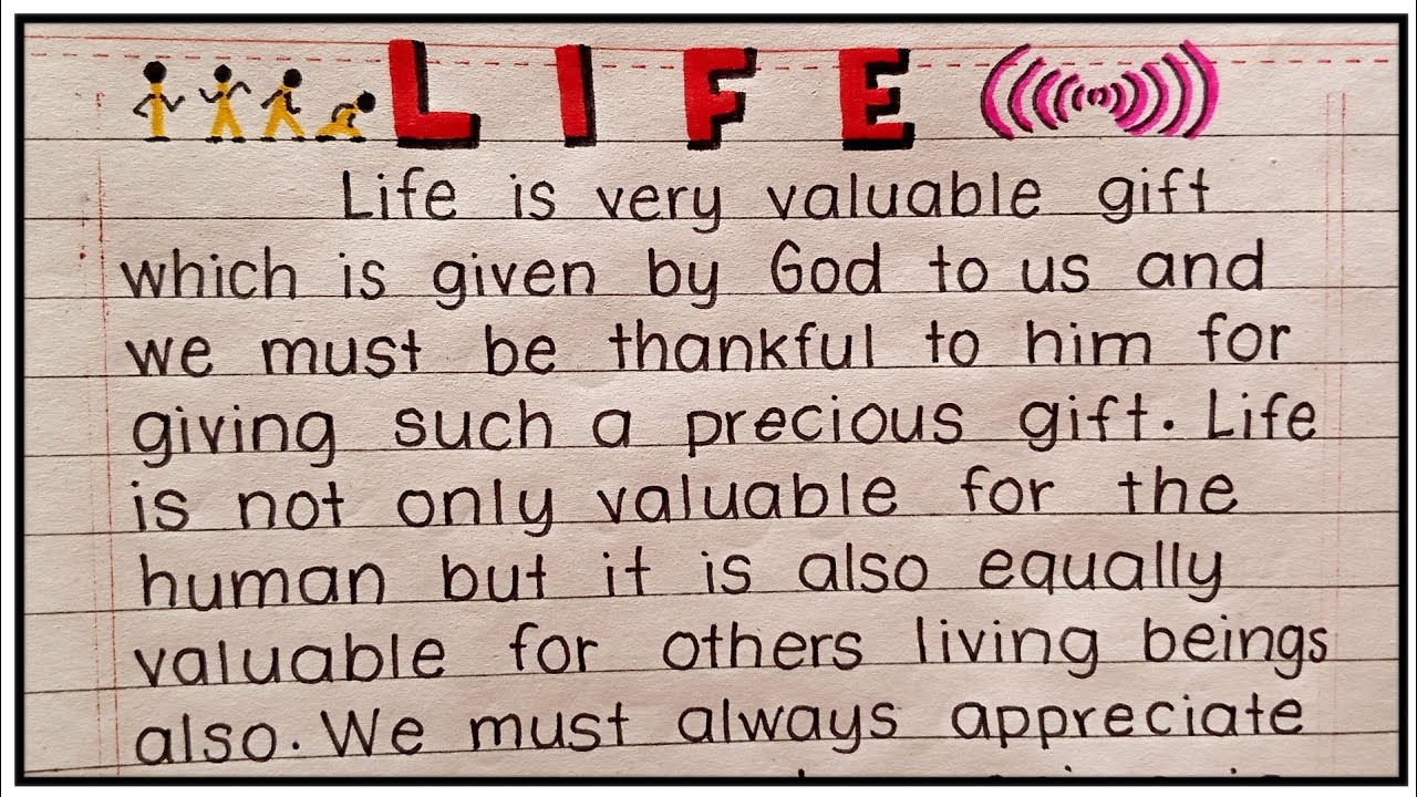 What is LIFE ? | Best essay on life | Life essay in English importance of life essay on life meaning